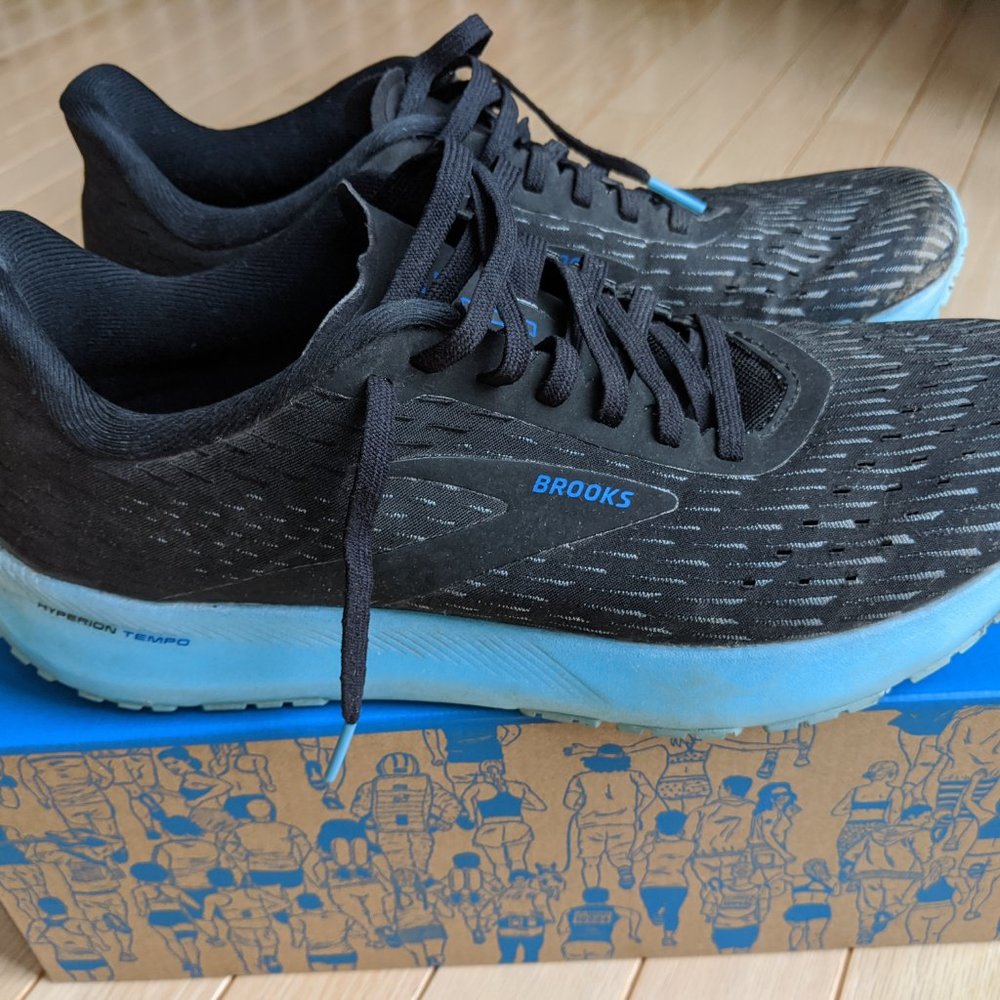 BROOKS Women’s HYPERION TEMPO Running Shoes Black Size 10 M ~ Carbon Fiber Plate